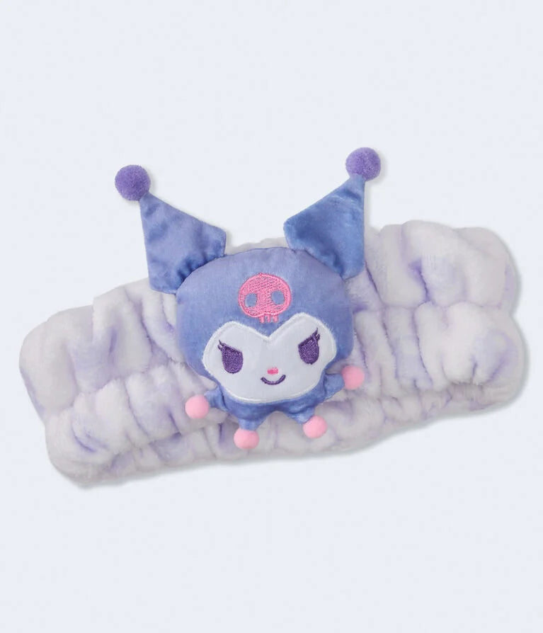 Kuromi plushie spa headband
