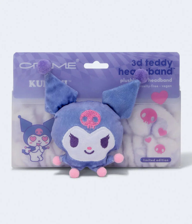 Kuromi plushie spa headband